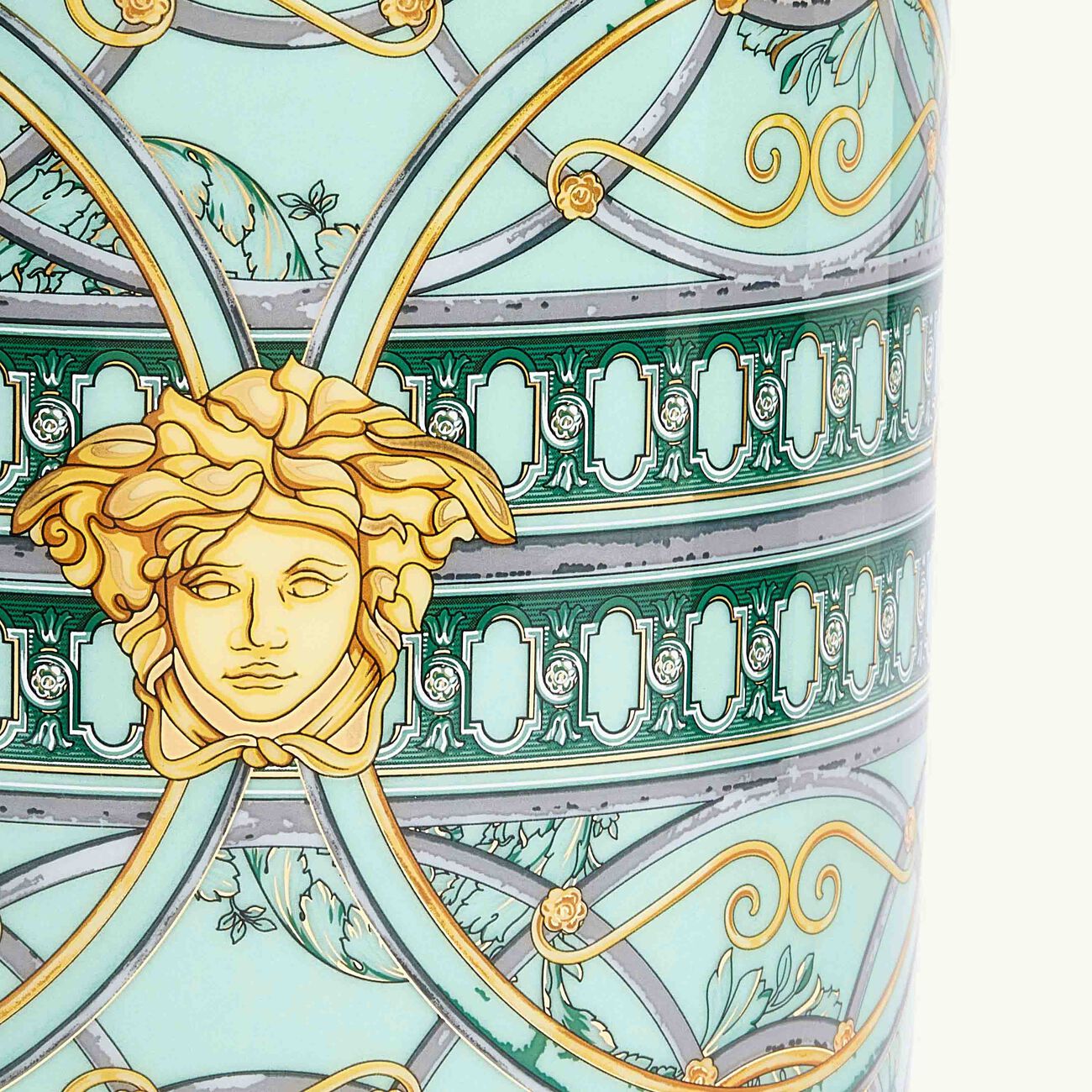 versace scala del palazzo vase medium green