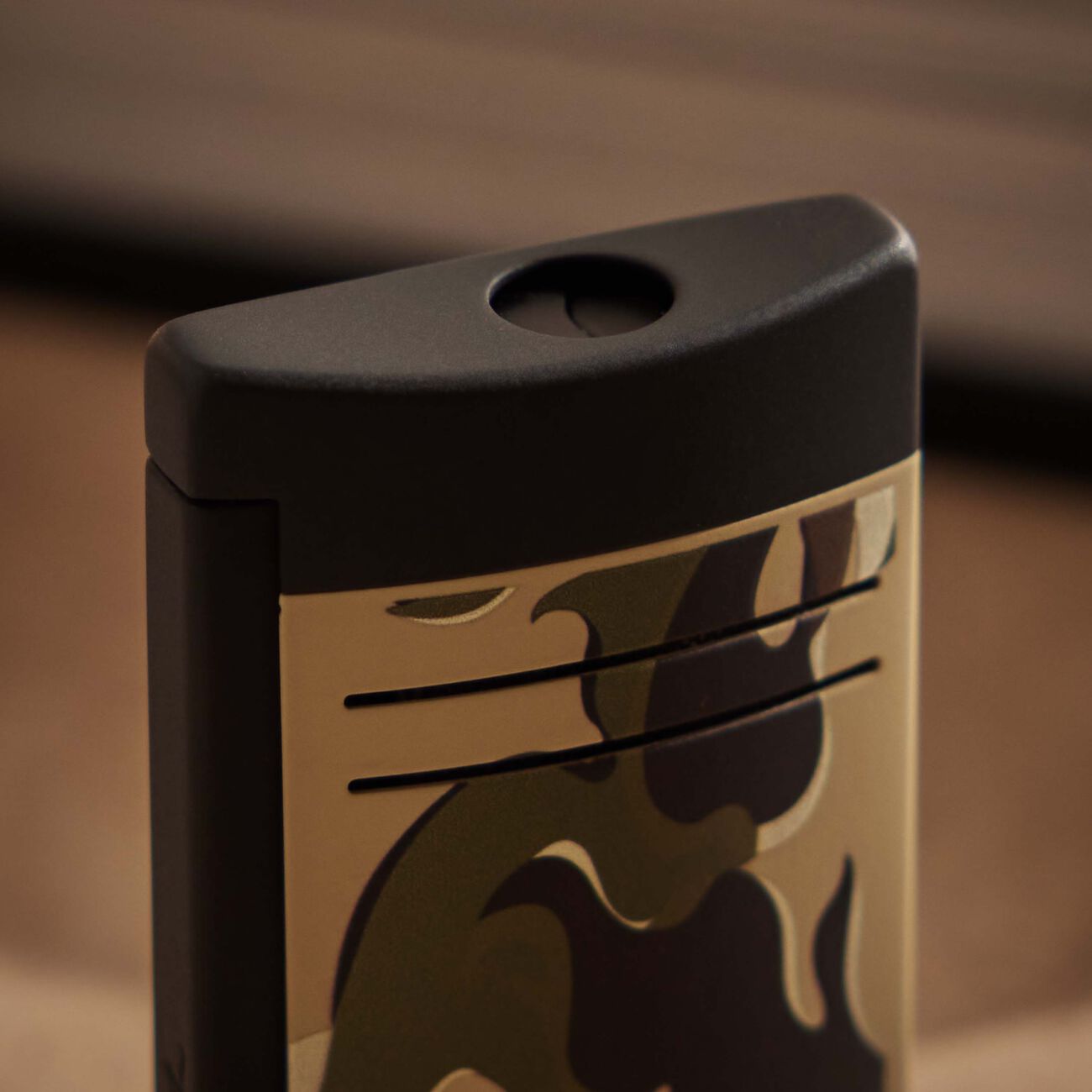 st dupont maxijet lighter camo khaki