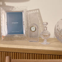 waterford lismore essence clock clear