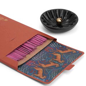 Kamal Incense Holder + incense Stick Gift Pack, medium