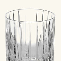 baccarat harmonie drinking glass small clear set of 2