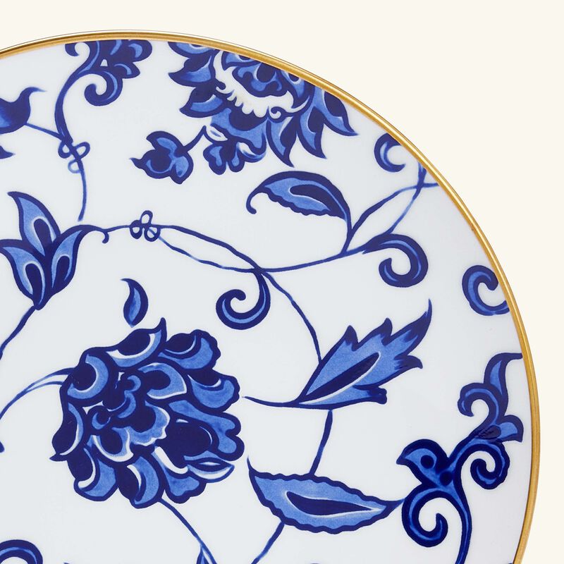 bernardaud prince bleu salad plate round blue 21cm