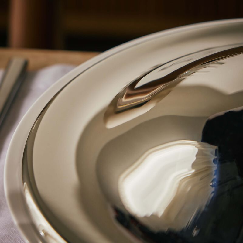 غطاء فيرتيجو دائري باللون الفضي 25 سم كريستوفل غطاء فيرتيجو دائري باللون الفضي 25 سم