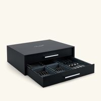 christofle perles 110 pieces stainless steel set