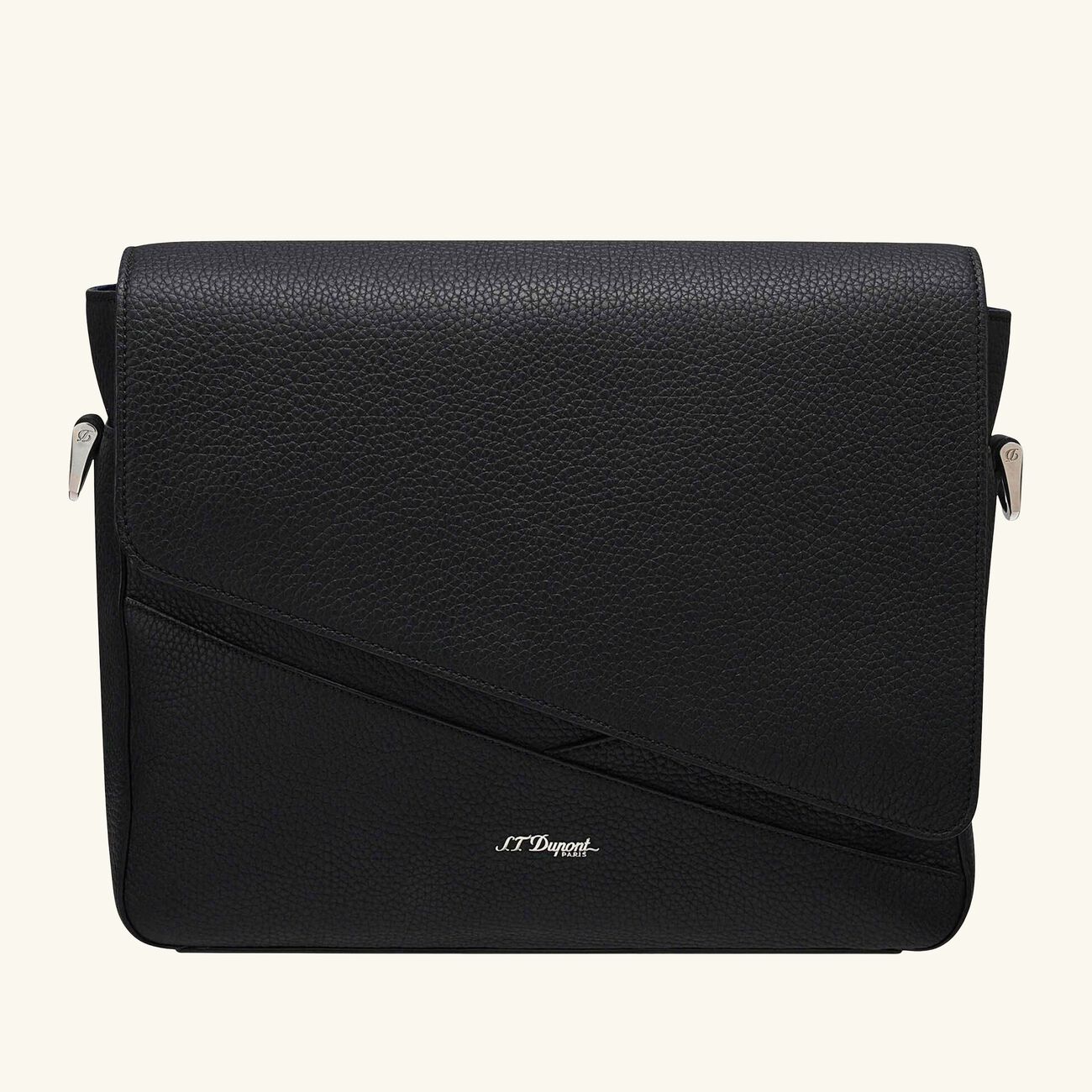 Neo Capsule Messenger Bag Black st dupont neo capsule messenger bag black