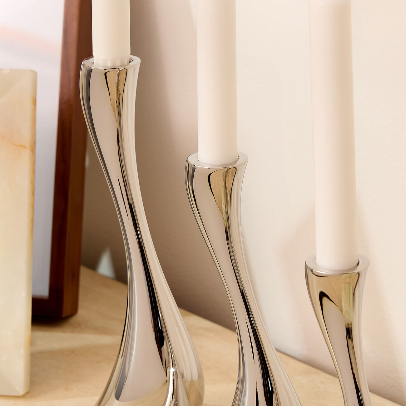 Cobra Candleholder Silver Set Of 3 georg jensen cobra candleholder silver set of 3