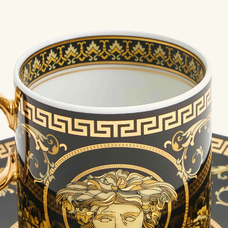 versace virtus gala coffee cup black