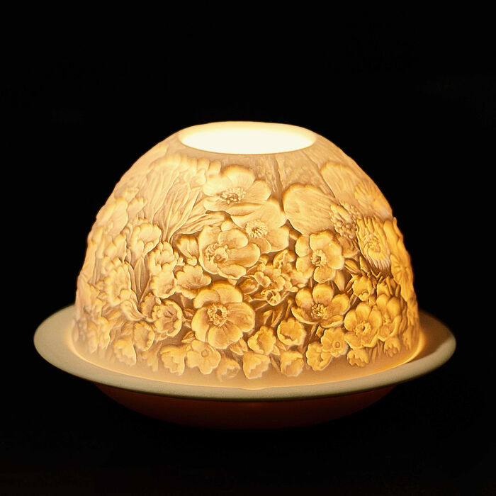 bernardaud wild flowers lithophanie