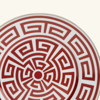 ginori 1735 labirinto dessert plate round red 22cm