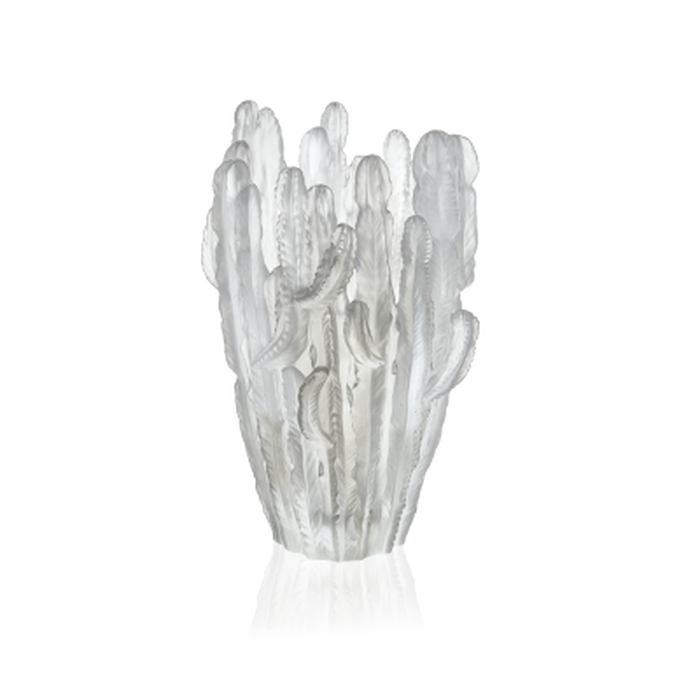 دوم مزهرية جاردان دو كاكتوس كبيرة رمادية