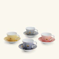 bernardaud delphos eolie drinking glass yellow