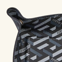 versace la greca signature trinket tray square large black