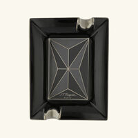 Fire X Ashtray Rectangular Large Black st dupont fire x ashtray rectangular large black