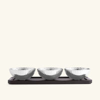 georg jensen bernadotte serving bowl set brown