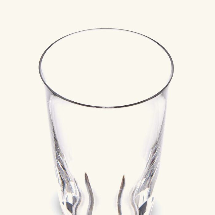 baccarat harcourt eve champagne glass red set of 2