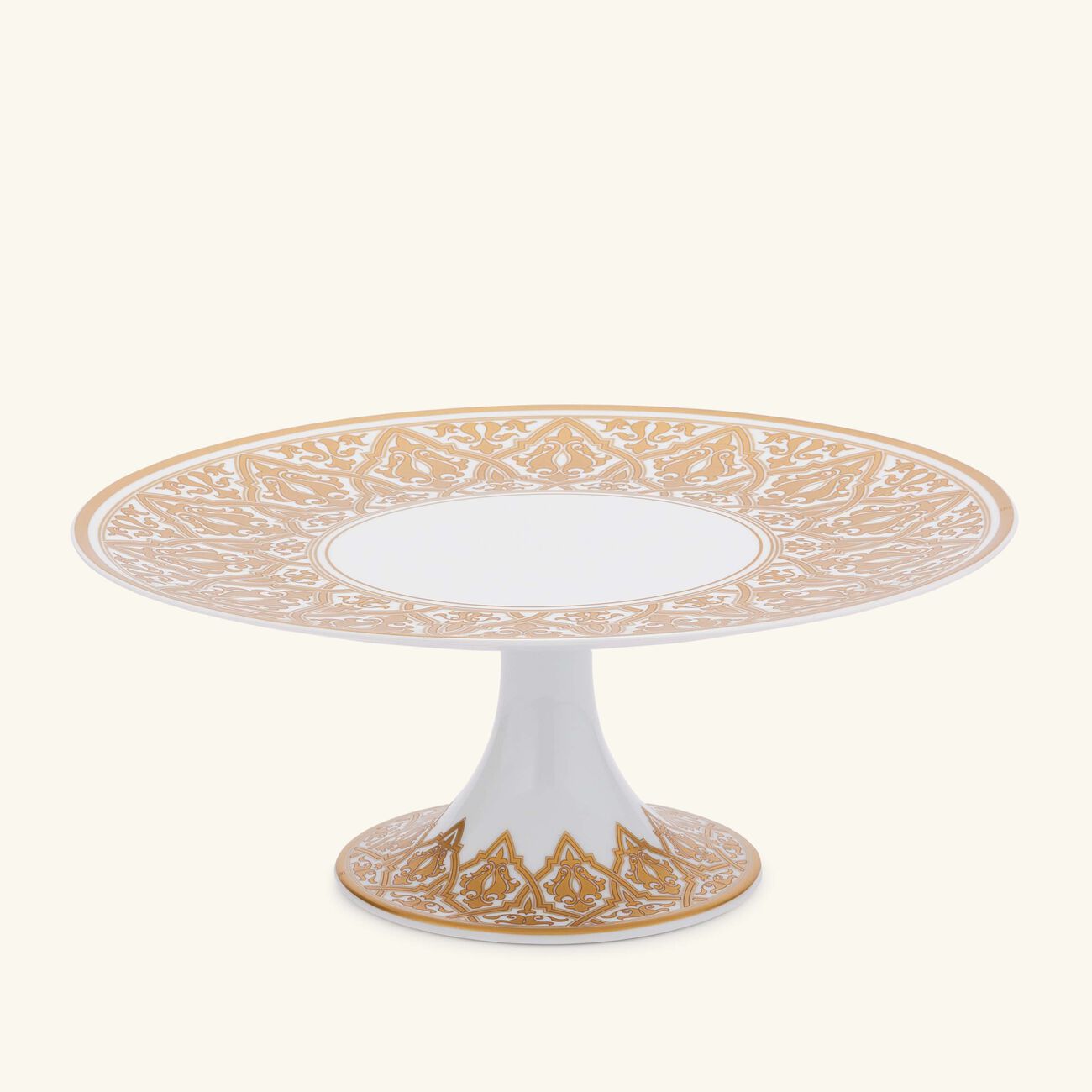 bernardaud venise cake stand gold