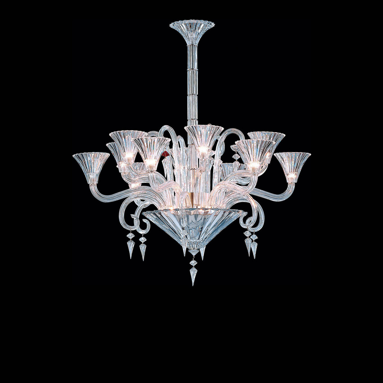 baccarat mille nuits chandelier 12 lights