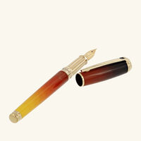 Line D Montecristo Fountain Pen Brown st dupont line d montecristo fountain pen brown