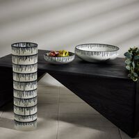 لوبجيه مزهرية توكاسو كبيرة جدًا بيضاء