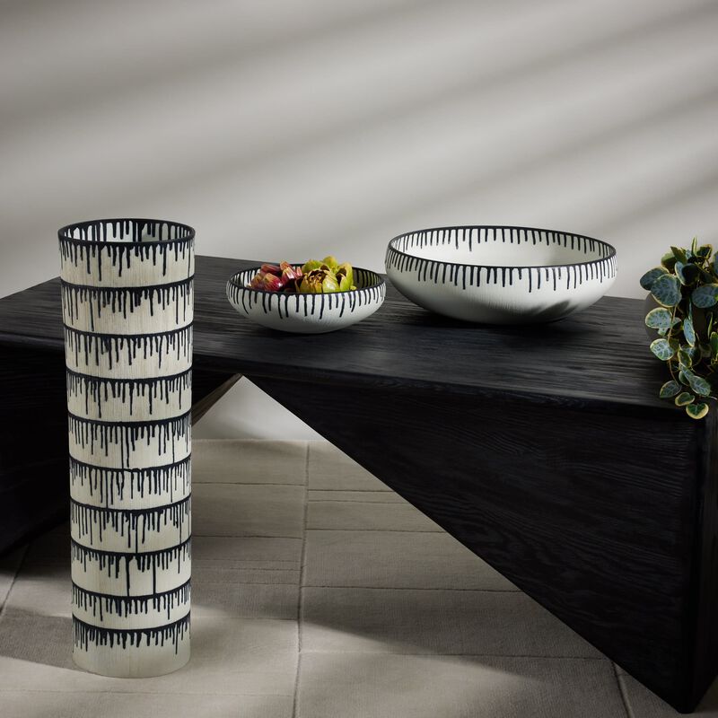 لوبجيه مزهرية توكاسو كبيرة جدًا بيضاء