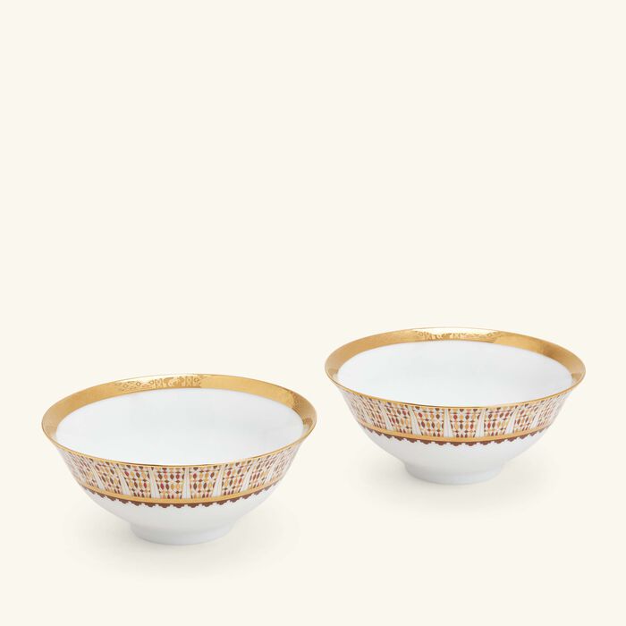 haviland cavalier royal soup bowl gold 13cm set of 2