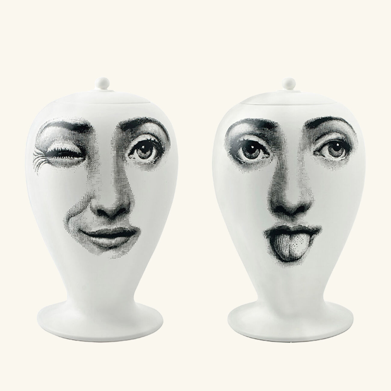 Antipatico Vase Medium White fornasetti antipatico vase medium white