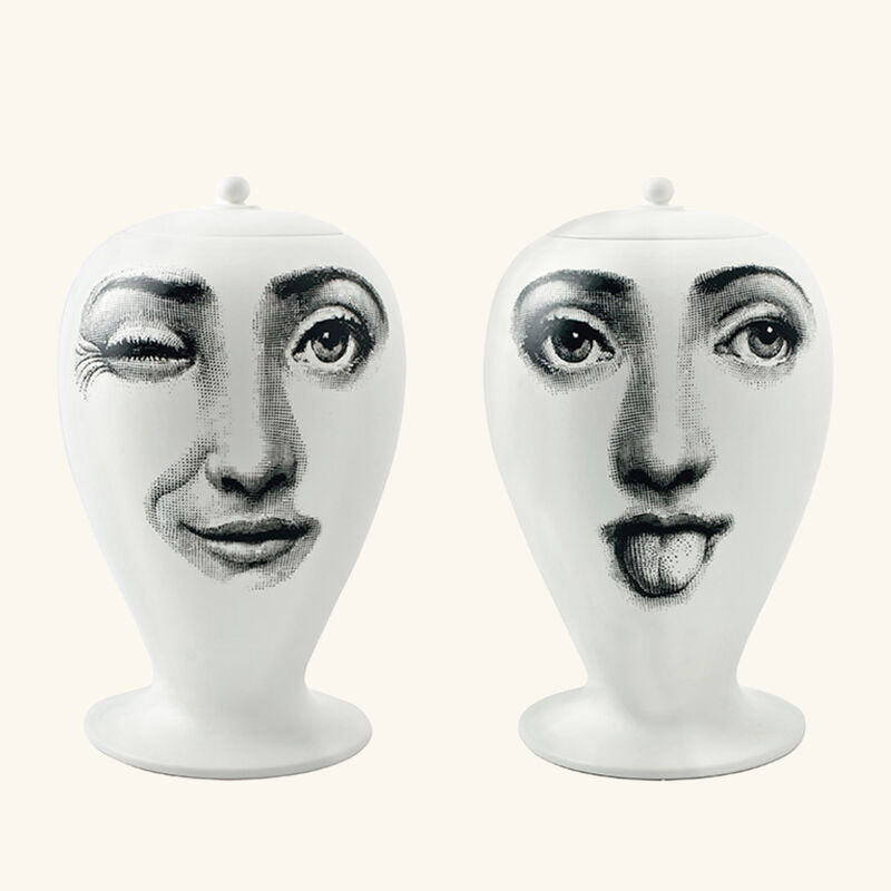 Antipatico Vase Medium White fornasetti antipatico vase medium white