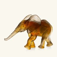 daum elephant savana figurine small black