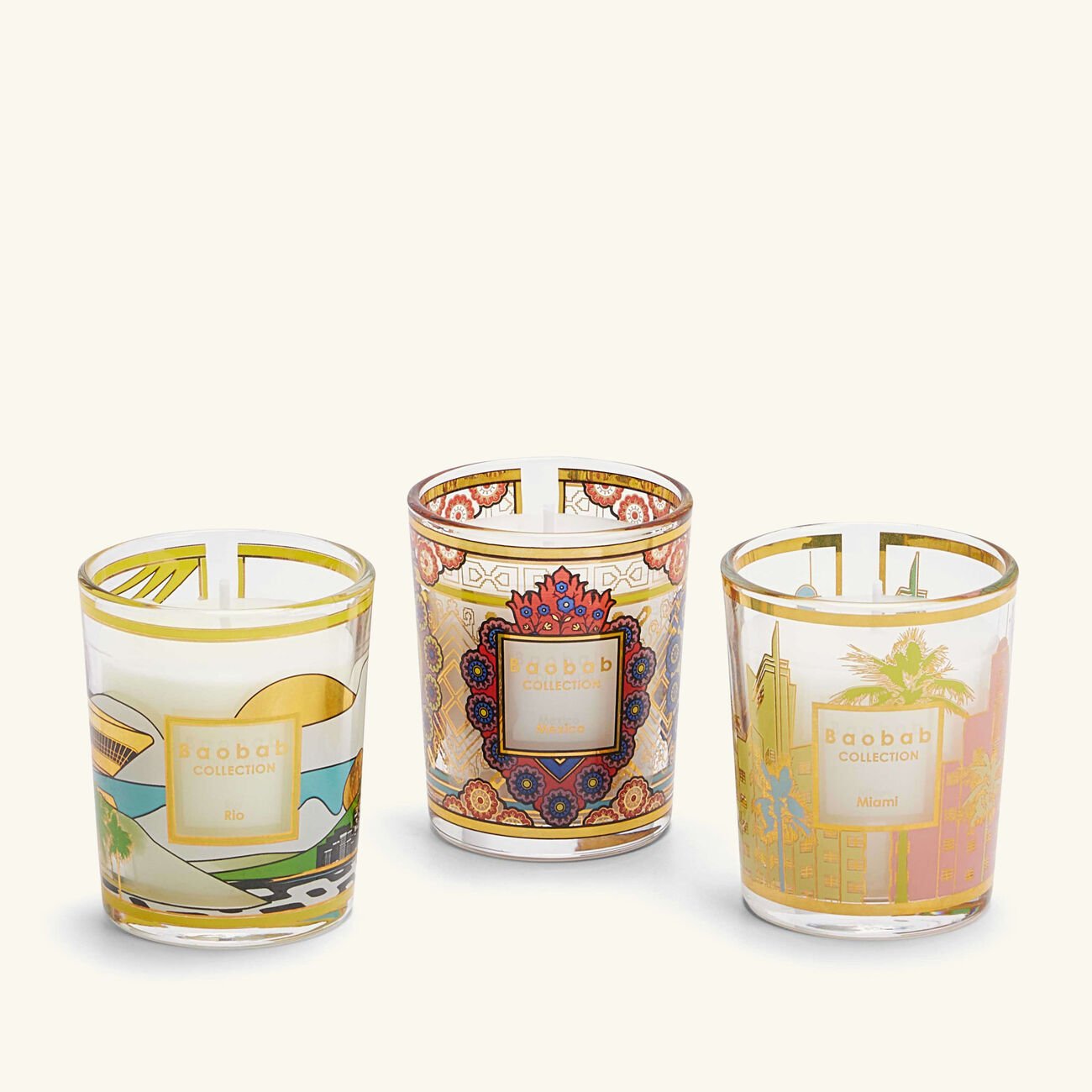 My First Baobab Candle Rio-Mexico-Miami Trio Gift Set baobab collection my first baobab candle rio mexico miami trio gift set