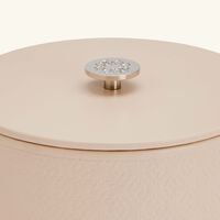 Elie Saab Trinket Box Round Medium Torrone Beige giobagnara elie saab trinket box round medium torrone beige