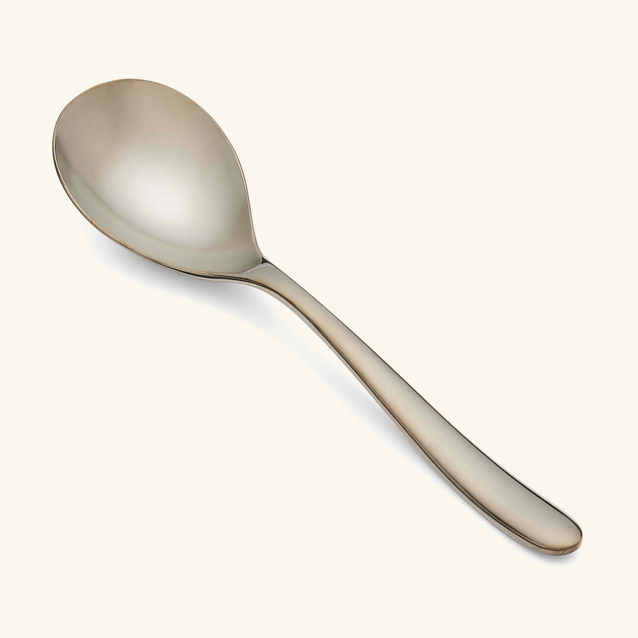 L' Ame De Cream Soup Spoon Black christofle l ame de cream soup spoon black