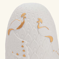 lladro peacocks dome lamp