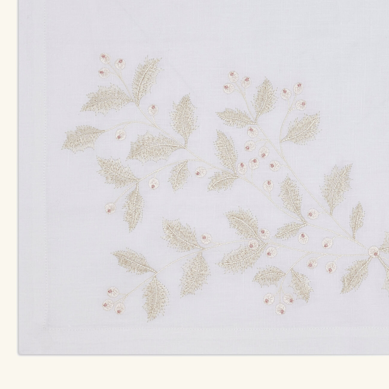 catherine denoual garden collection napkin grey