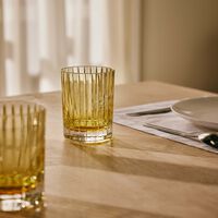 baccarat harmonie drinking glass yellow set of 2