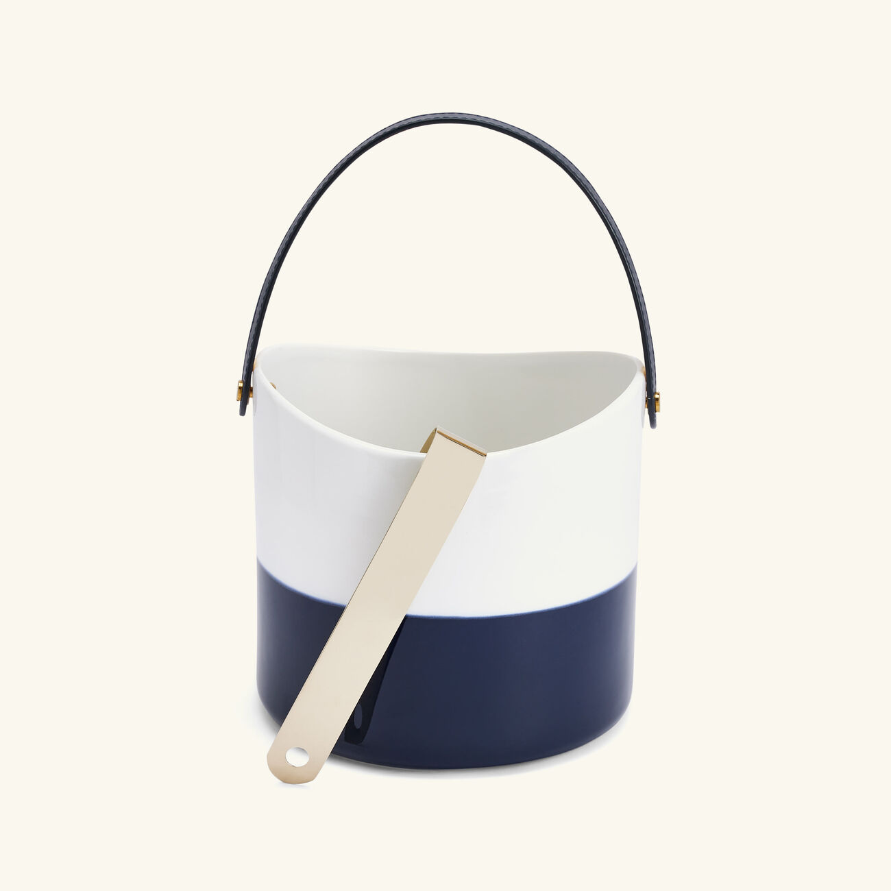 Wyatt Ice Bucket with Tongs Blue ralph lauren home wyatt ice bucket with tongs blue