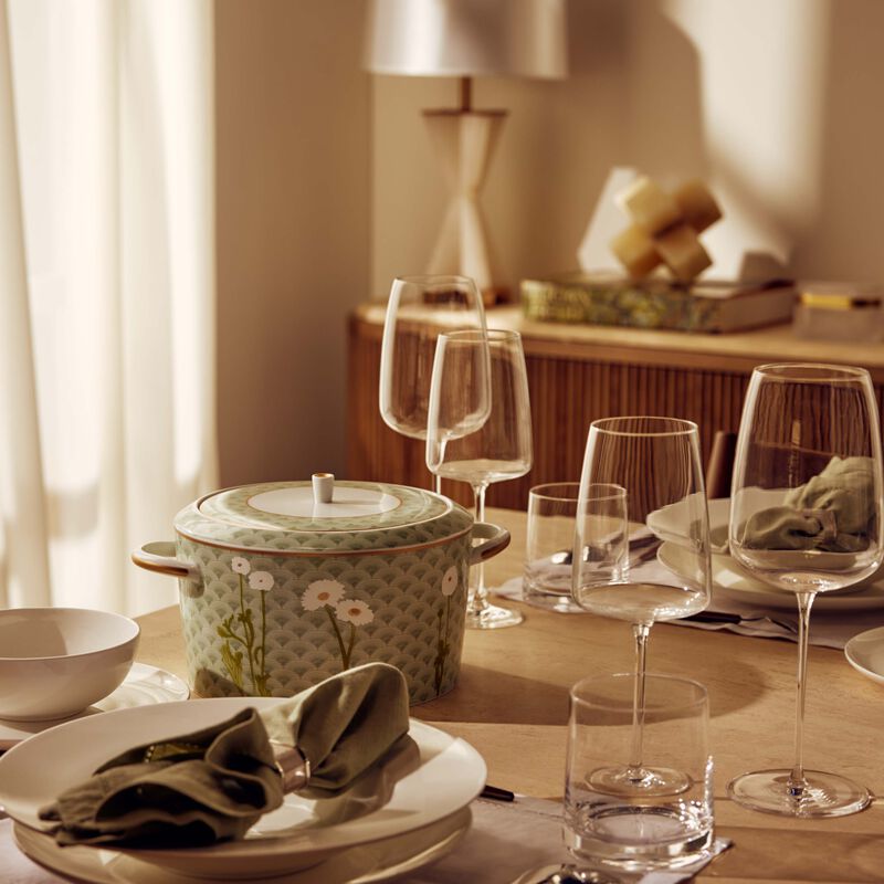 bernardaud praiana soup tureen green