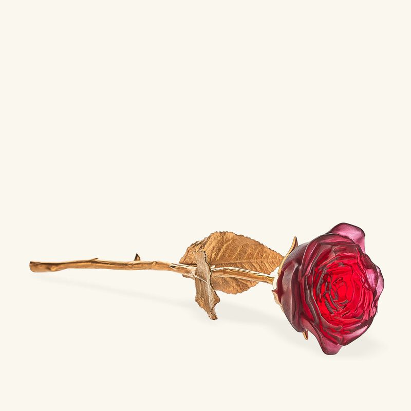 Eternal Rose Figurine Medium Red daum eternal rose figurine medium red