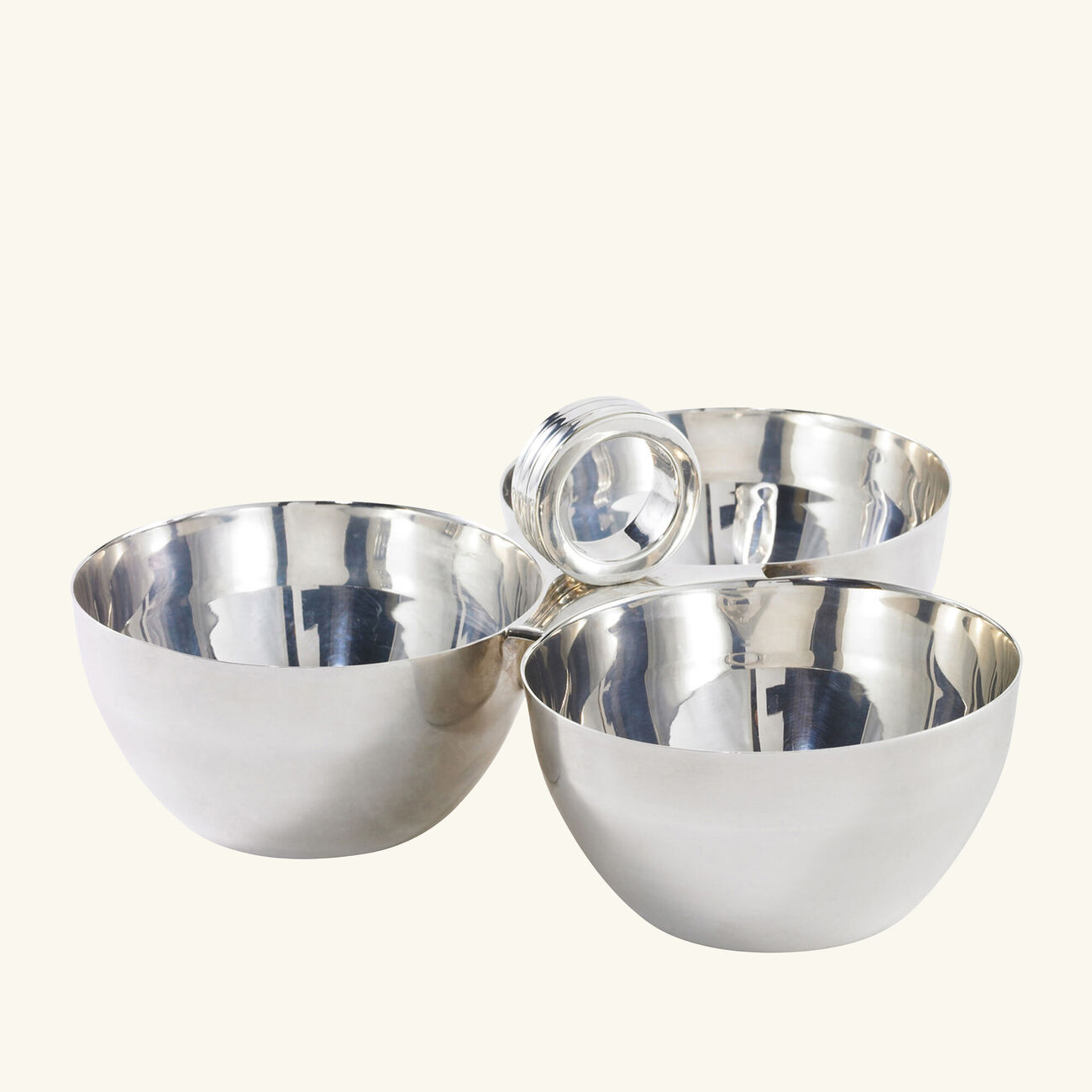 رالف لورين هوم وعاء الضيافة مونتجمري مطلي بالفضة