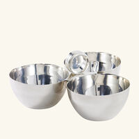 رالف لورين هوم وعاء الضيافة مونتجمري مطلي بالفضة