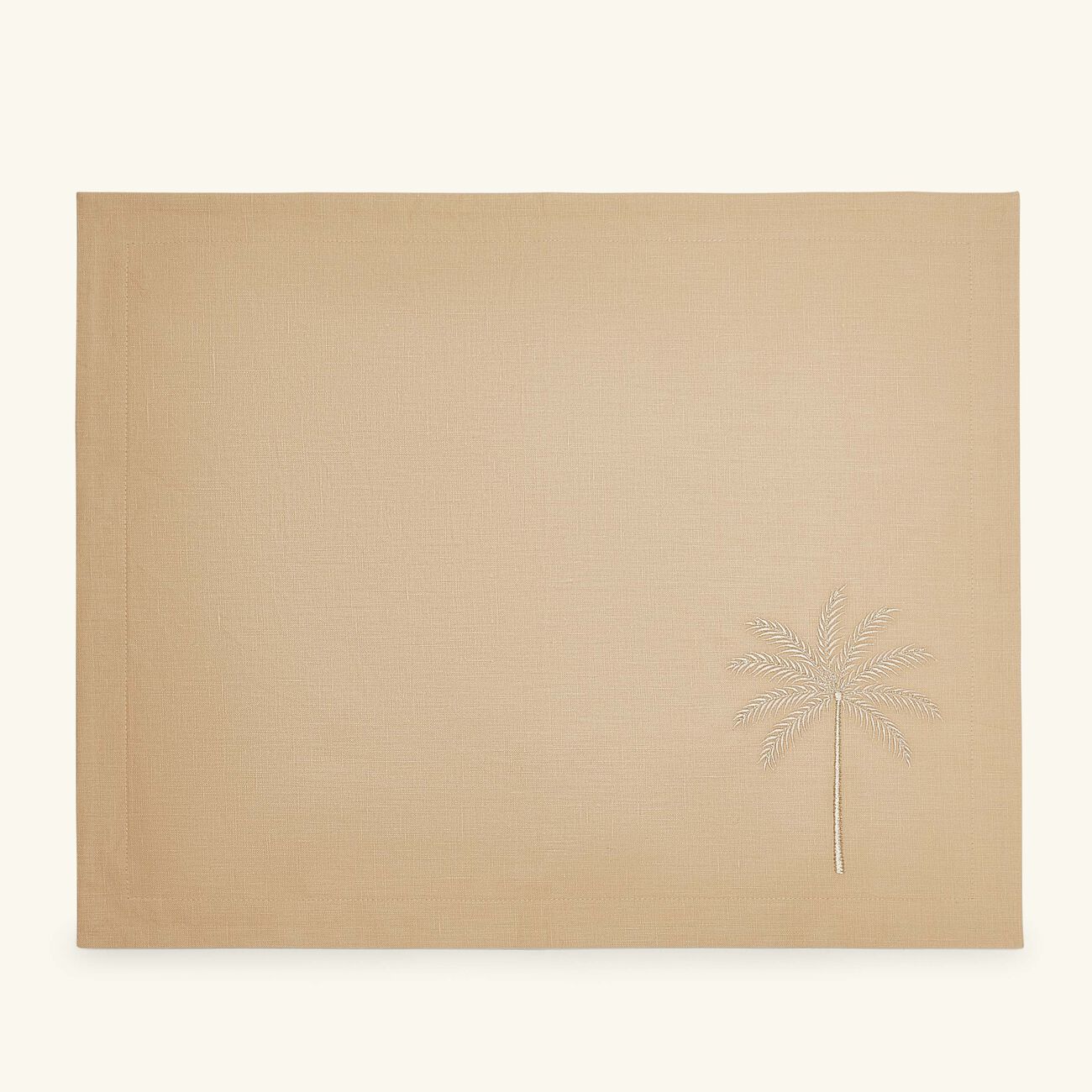 catherine denoual palm tree placemat brown