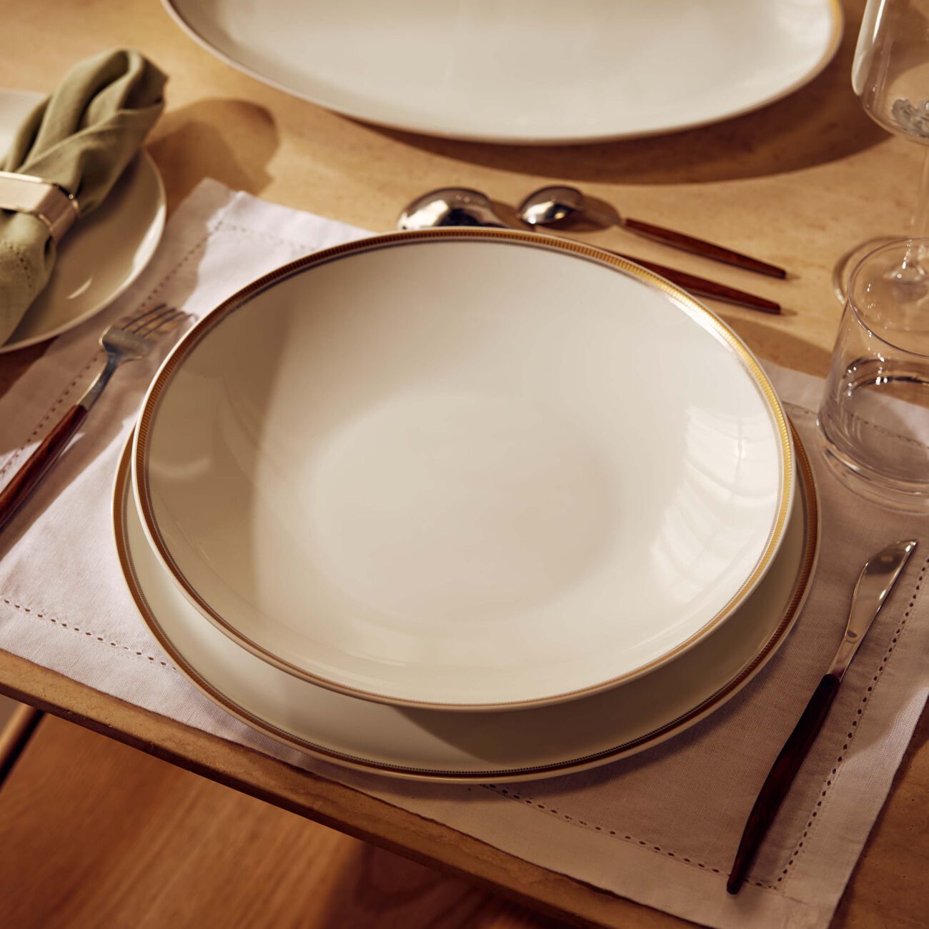 bernardaud gage serving bowl white 29cm