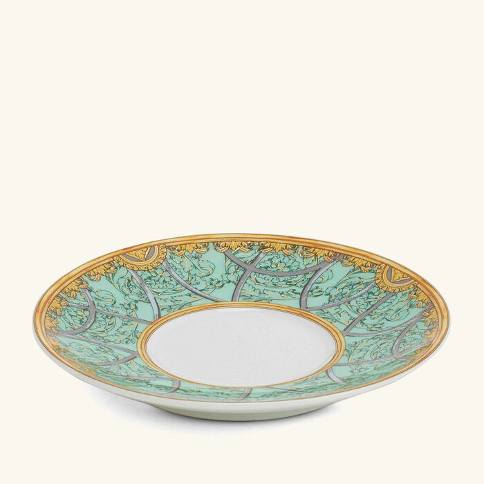 versace scala del palazzo coffee cup   saucer green