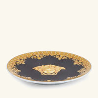 versace i love baroque plate round black 10cm