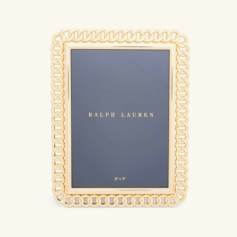 ralph lauren home blake picture frame gold 12x17cm