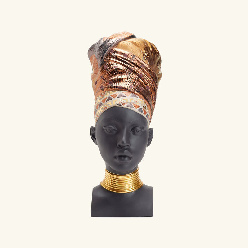 لادرو منحوتة أفريكان سول كبيرة سوداء