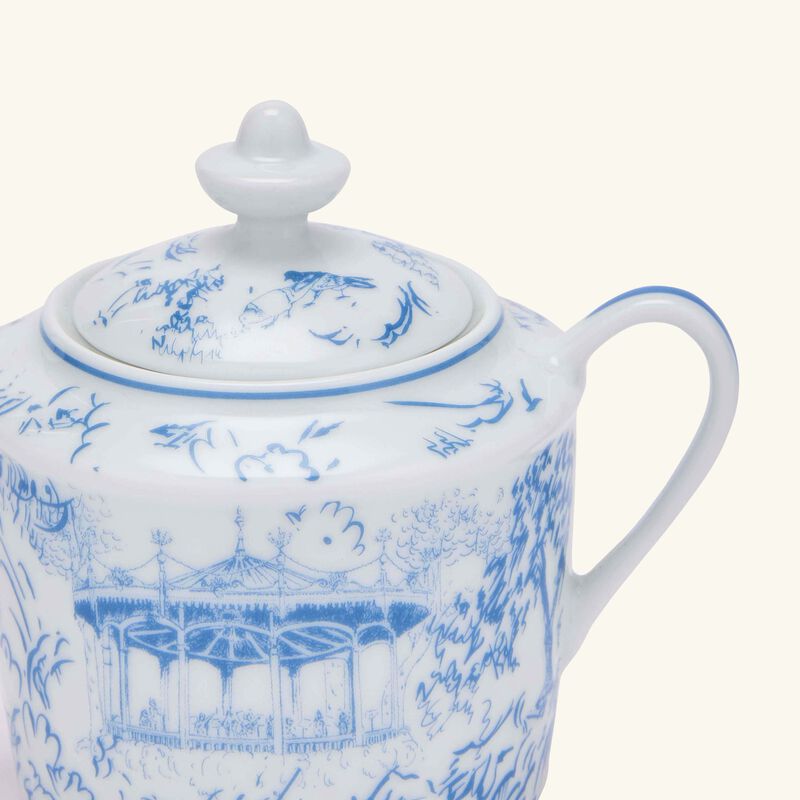 Tout Paris Sugar Bowl Blue bernardaud tout paris sugar bowl blue