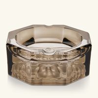 فيرساتشي منفضة كريستال ميدوزا هيز ثمانية الزوايا صغيرة رمادية