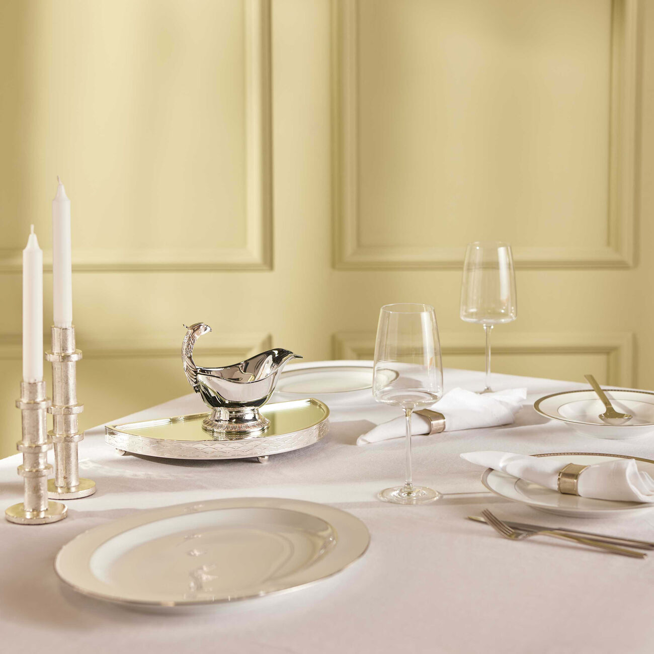 Malmaison Gravy Boat Silver Plated christofle malmaison gravy boat silver plated