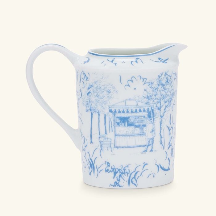bernardaud tout paris milk pitcher blue