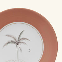 Bamboo Colonies Charger Plate Round Pink 30cm marie daage bamboo colonies charger plate round pink 30cm